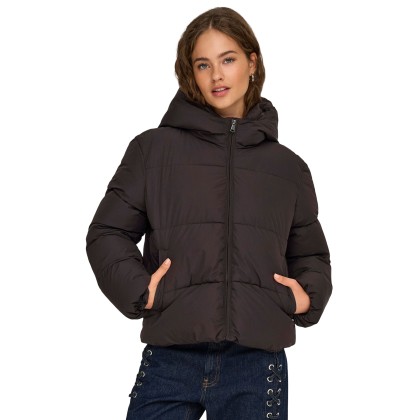 Only Casaco Juta Short Puffer Chocolate Torte
