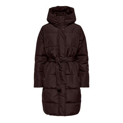 Only Casaco Eline Puffer Belt Chocolate Torte Only Casaco Eline Puffer Belt Chocolate Torte