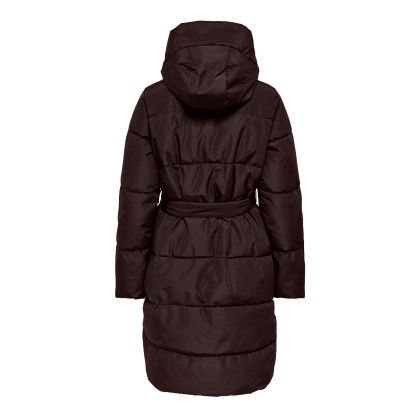 Only Casaco Eline Puffer Belt Chocolate Torte Only Casaco Eline Puffer Belt Chocolate Torte