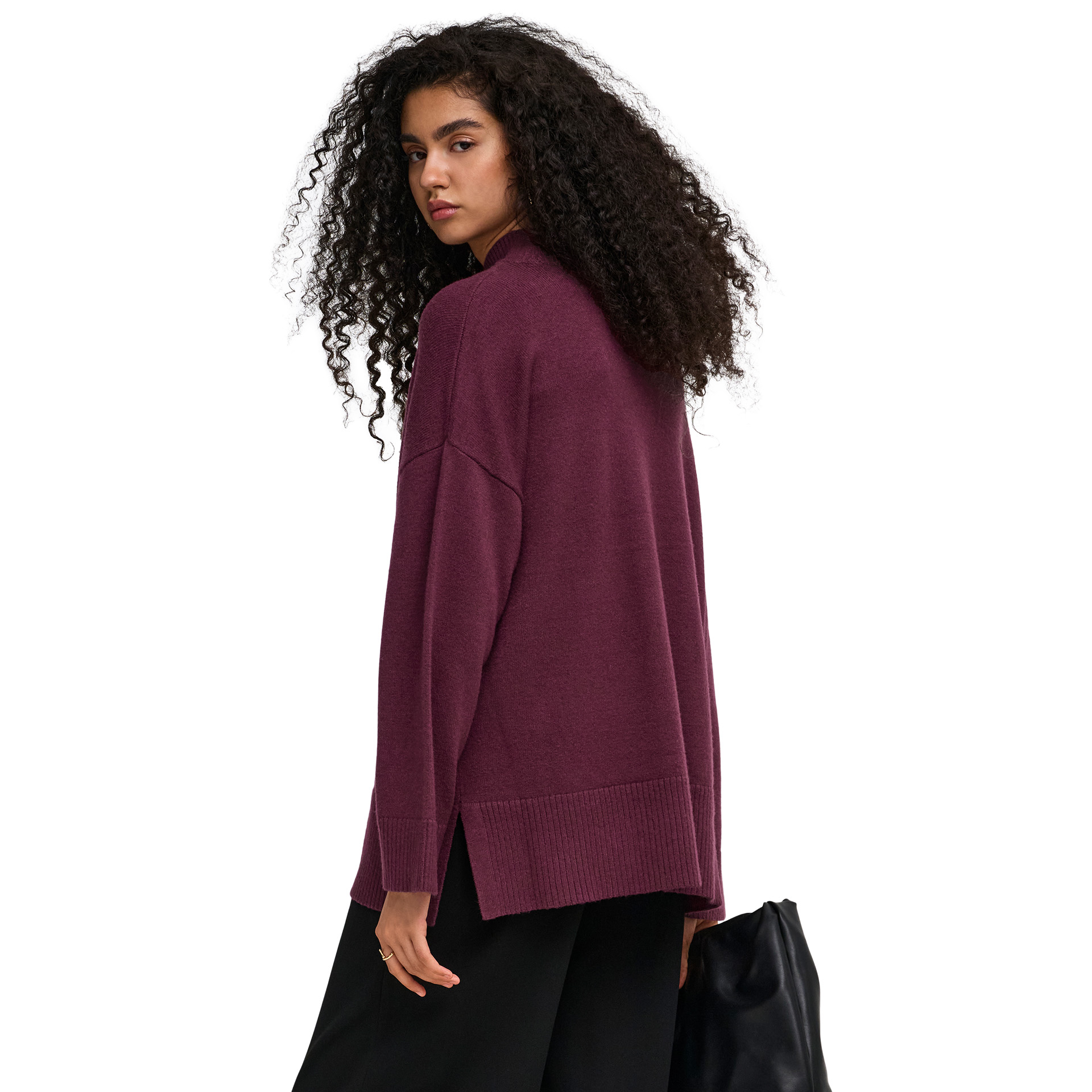 Only Camisola Mary High Neck Slit Knt Fig