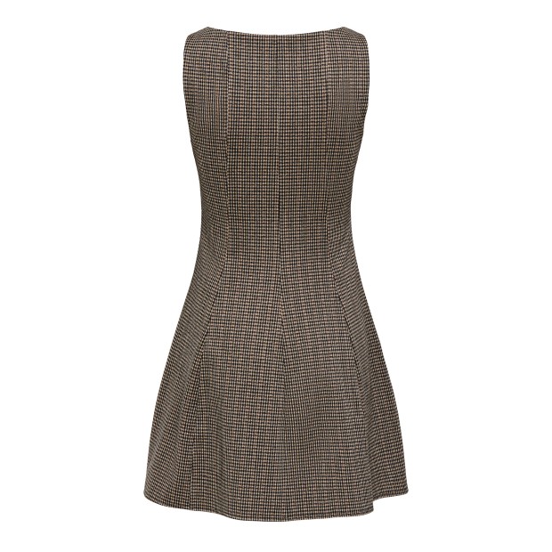Only Vestido Azura Waist White Pepper Black Fia