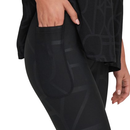 Only Play Legging Font-2 Logo Black W. Heat Print