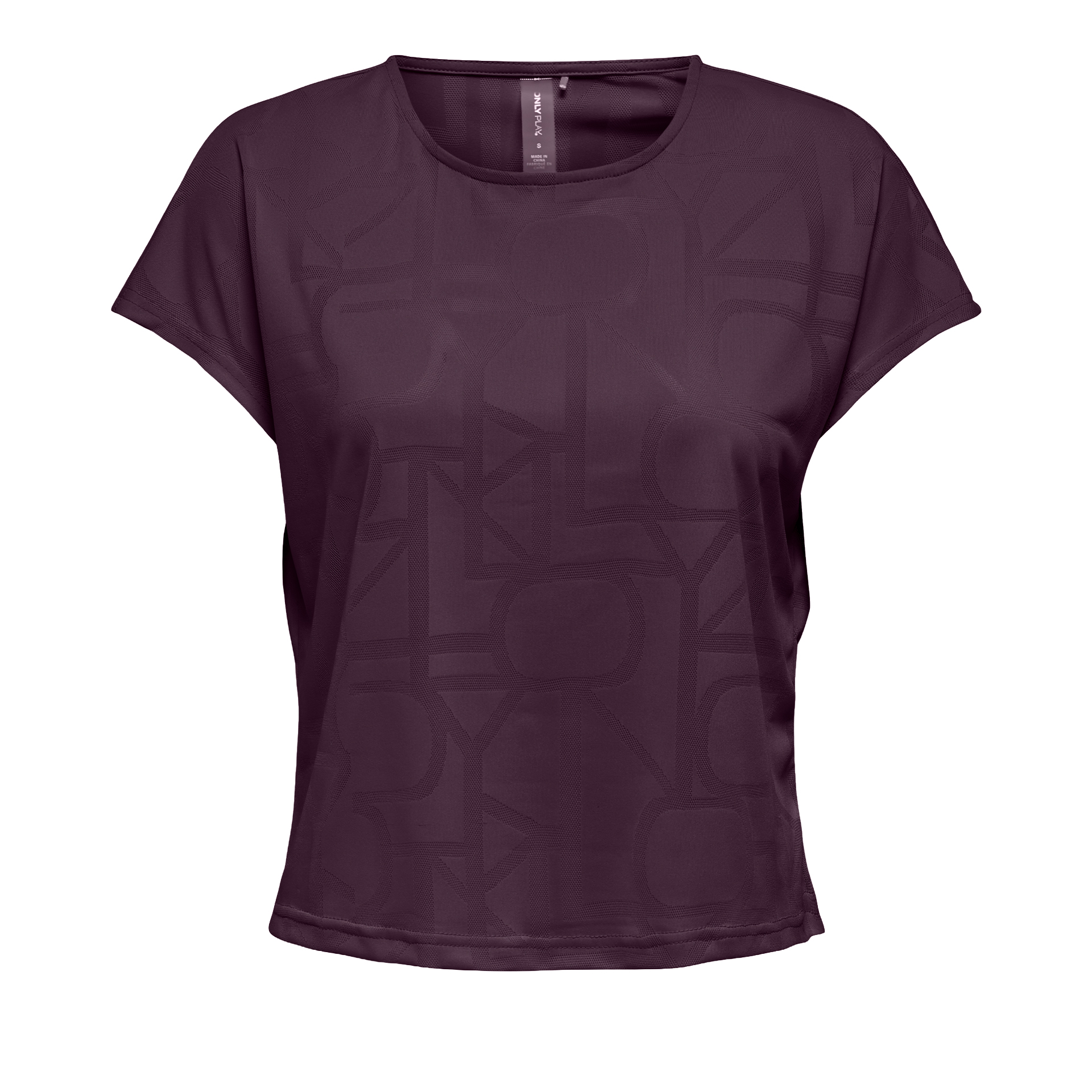 Only Play T-shirt Aub-merlin Plum Perfect W. Small Logo Nd
