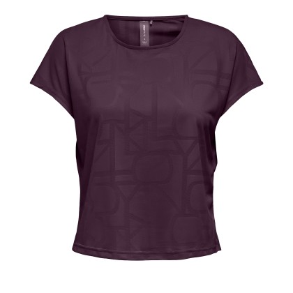 Only Play T-shirt Aub-merlin Plum Perfect W. Small Logo Nd