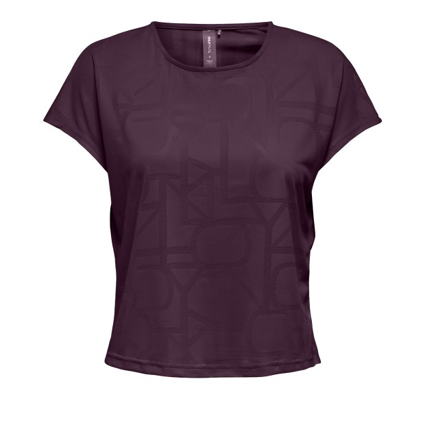 Only Play T-shirt Aub-merlin Plum Perfect W. Small Logo Nd