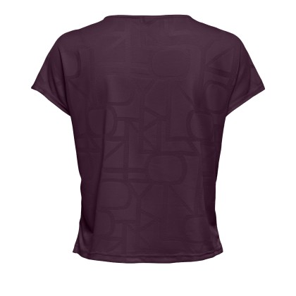Only Play T-shirt Aub-merlin Plum Perfect W. Small Logo Nd