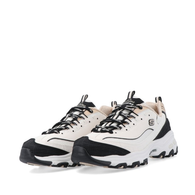 Skechers D lites - Retro Rewind Natural/black