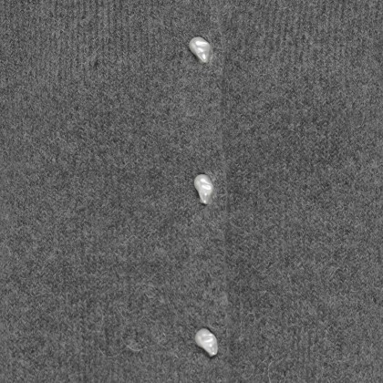 Only Casaco Amber Deco O-neck Knt Medium Grey Melange Mel/barok Pearl Only Casaco Amber Deco O-neck Knt Medium Grey Melange Mel/barok Pearl