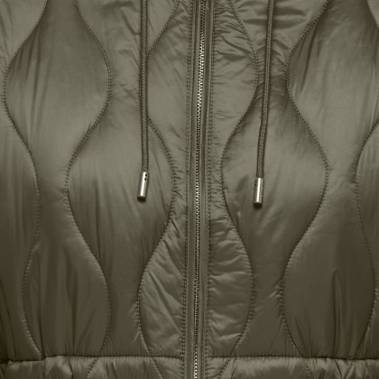 Only Casaco Tania Quilt Hood Kalamata