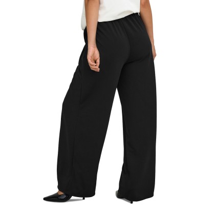 Only Calça Bang Pleat Wide Black Only Calça Bang Pleat Wide Black
