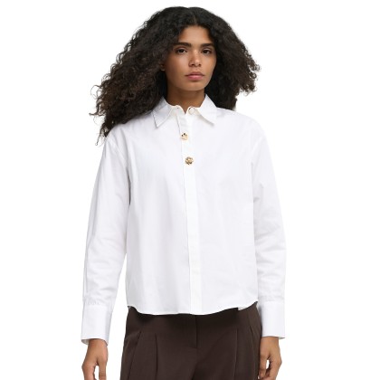 Only Camisa Kaylen Carly Detail Bright White Only Camisa Kaylen Carly Detail Bright White