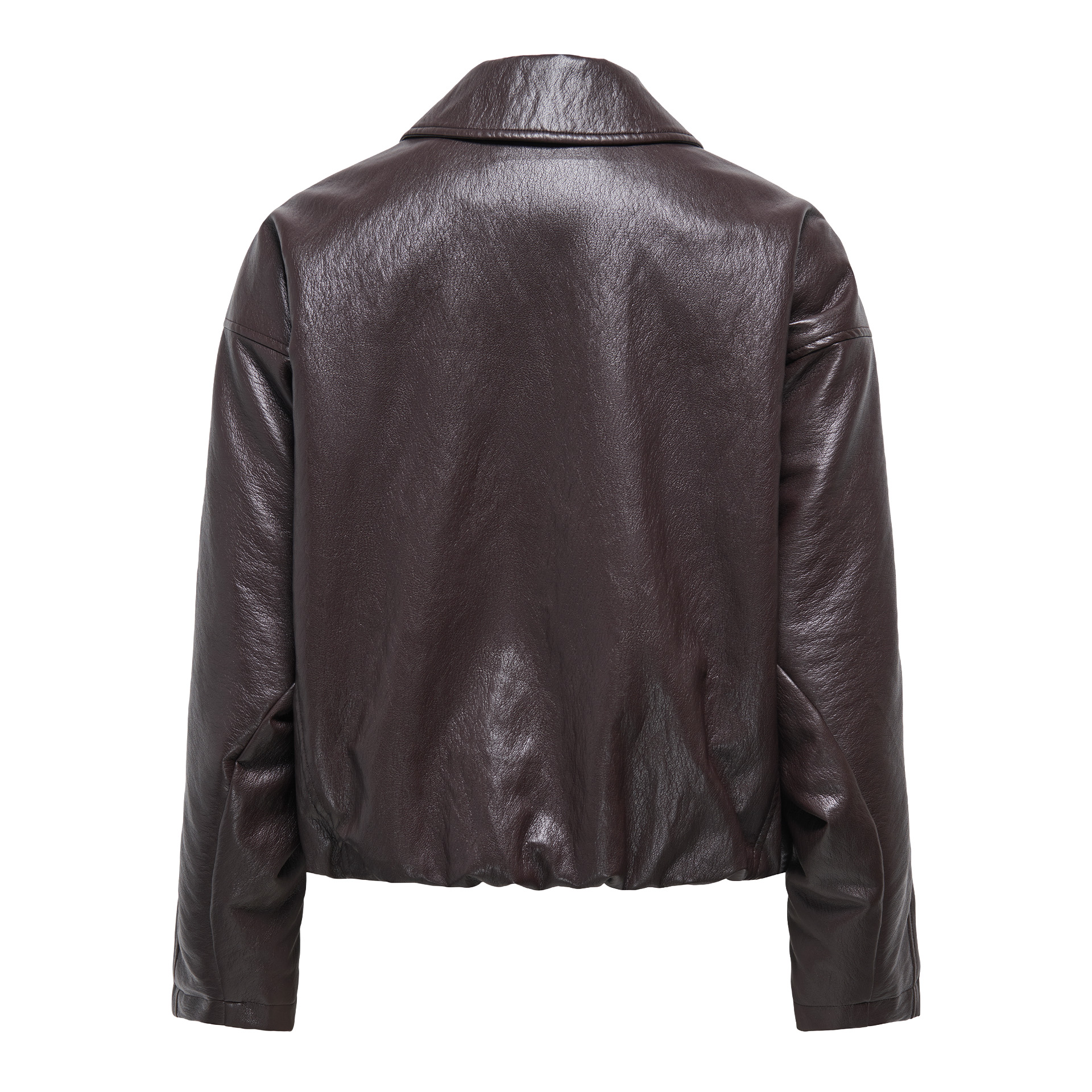 Only Casaco Masja Faux Leather Chocolate Torte