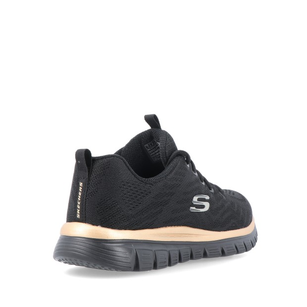 Skechers Graceful Get Connected Black/rose Gold