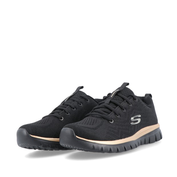 Skechers Graceful Get Connected Black/rose Gold