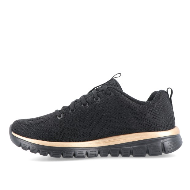 Skechers Graceful Get Connected Black/rose Gold