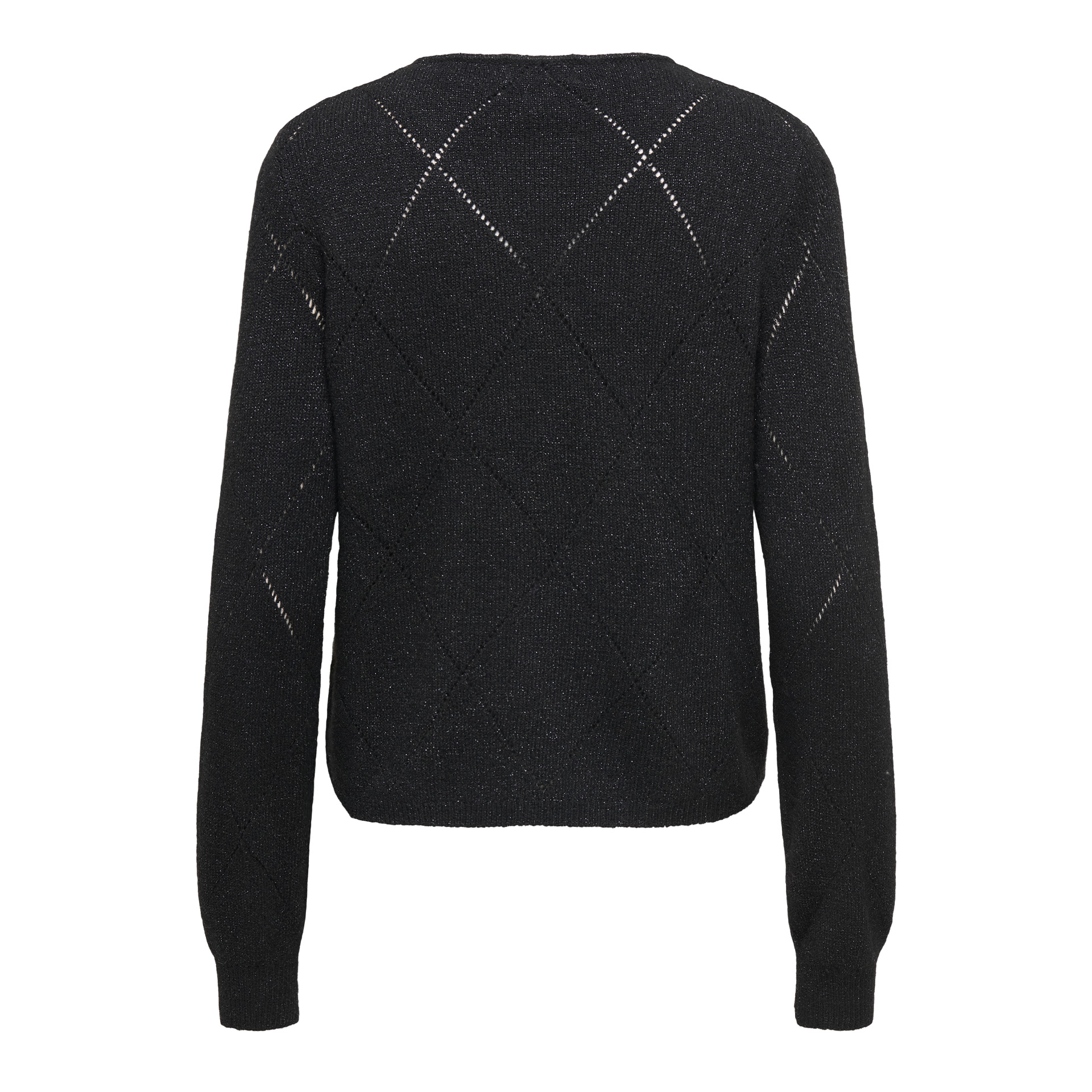 JDY Camisola Aspen Struc Glitter Knt Black Dtm Lurex