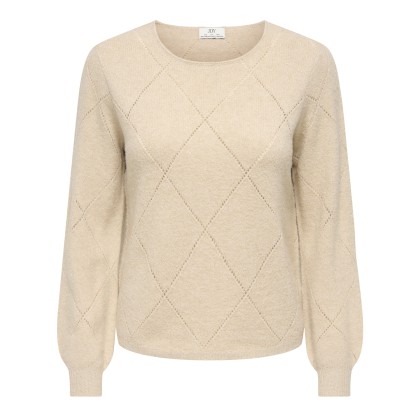 JDY Camisola Aspen Struc Glitter Knt Silver Lining Gold Lurex JDY Camisola Aspen Struc Glitter Knt Silver Lining Gold Lurex