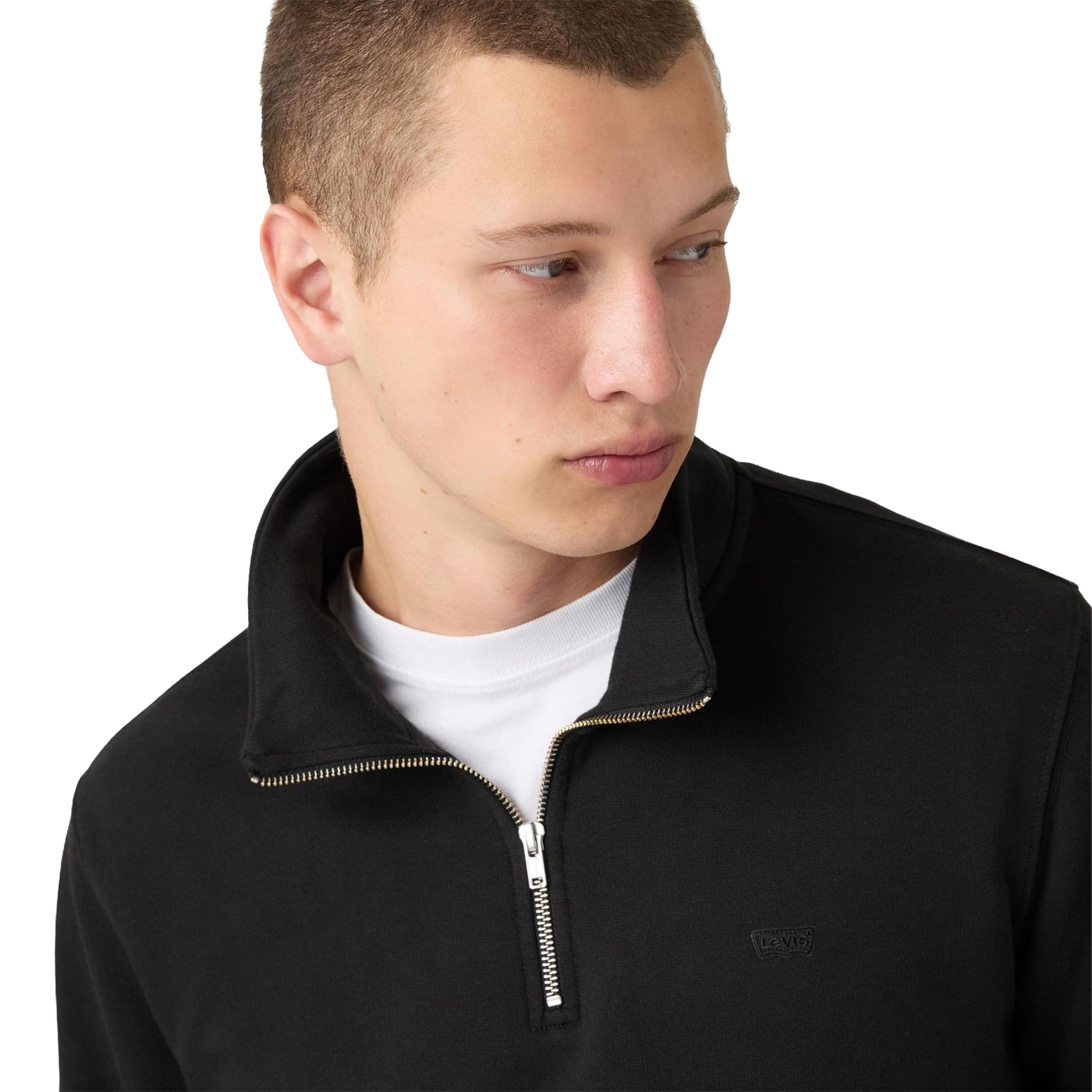 Levis Camisola Original Hm Quarter Zip Mineral Black
