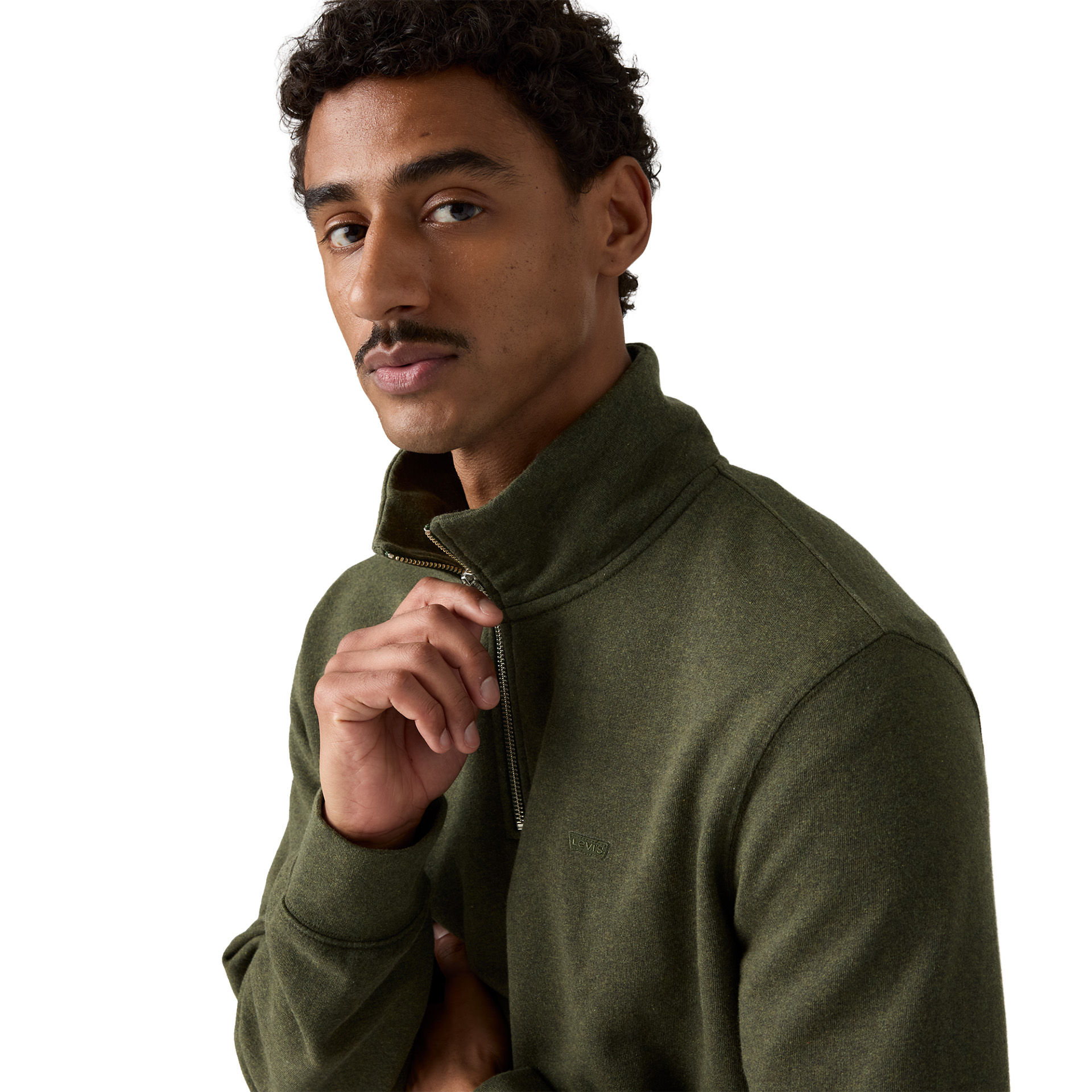 Levis Camisola Original Hm Quarter Zip Autumn Leaves Hea