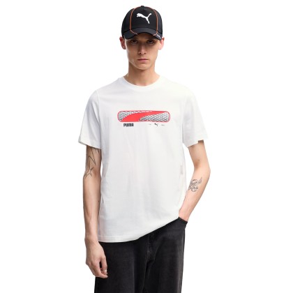 Puma T-shirt Sport Logo Play White