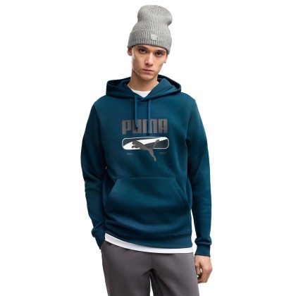 Puma Sweat Sport Logo Play Midnight Petrol Puma Sweat Sport Logo Play Midnight Petrol