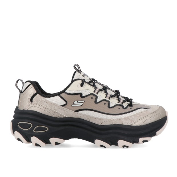 Skechers D lite Max Taupe/black