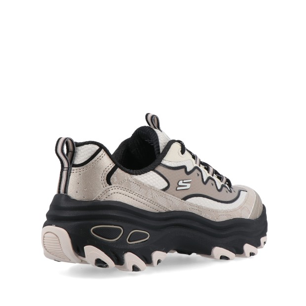 Skechers D lite Max Taupe/black