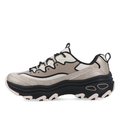 Skechers D lite Max Taupe/black
