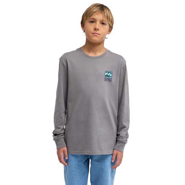 Billabong Longsleeve Stamp Pewter