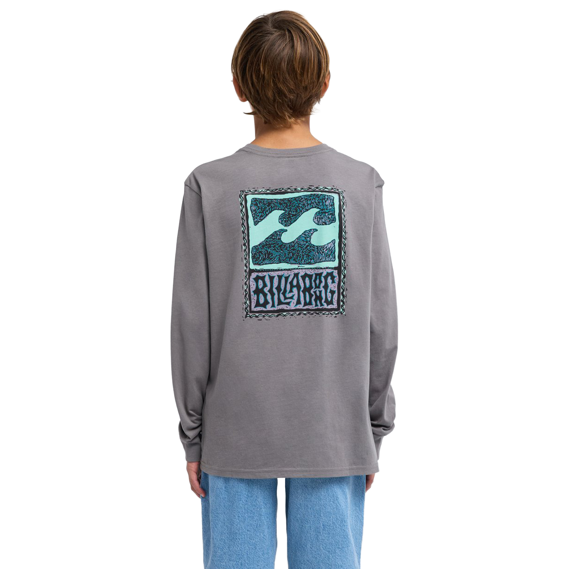 Billabong Longsleeve Stamp Pewter