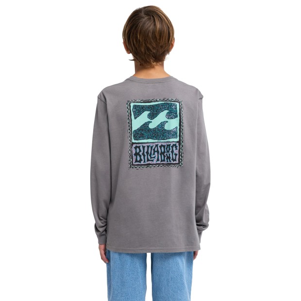 Billabong Longsleeve Stamp Pewter