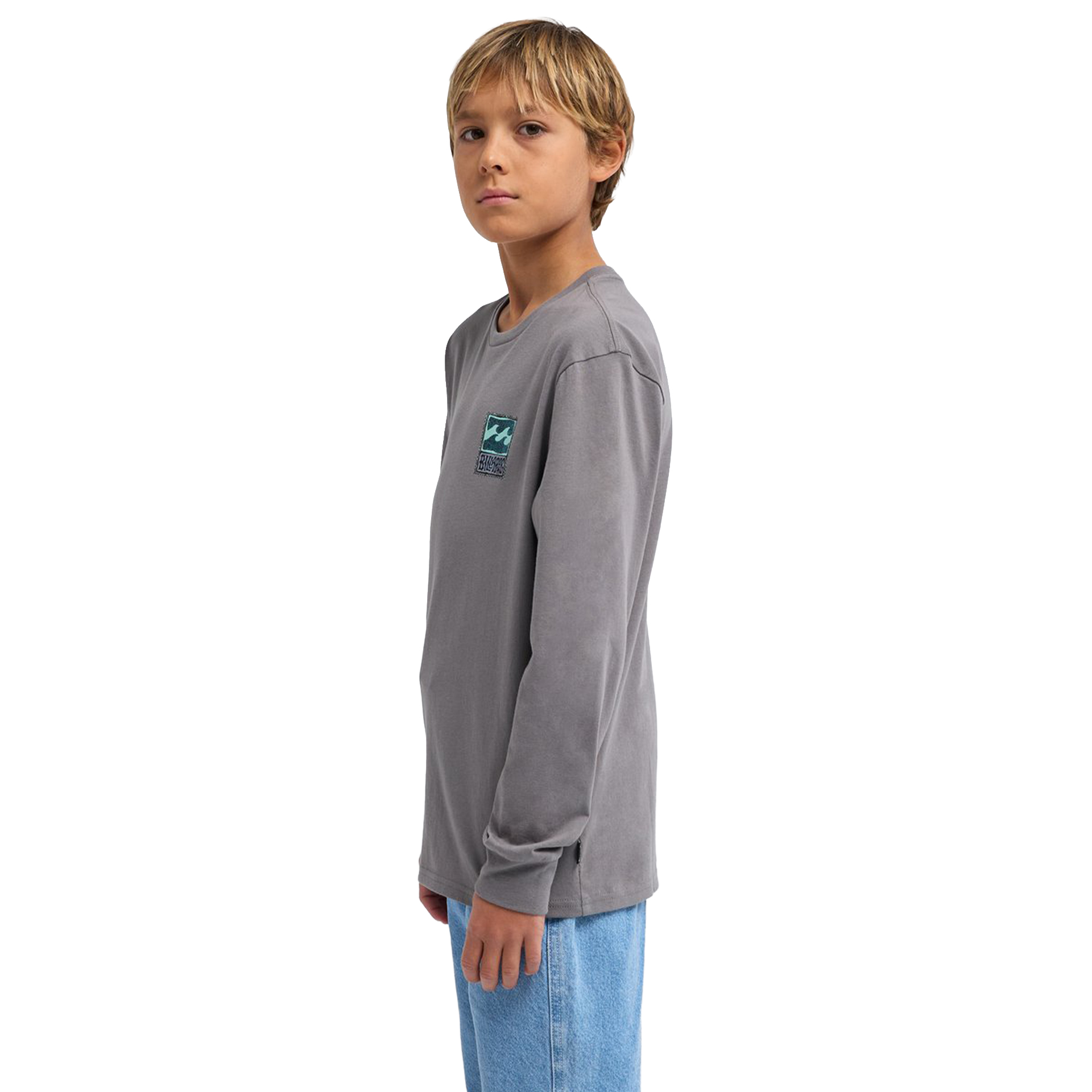 Billabong Longsleeve Stamp Pewter
