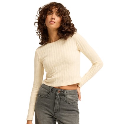 Billabong Longsleeve Way Out Knit White Cap Billabong Longsleeve Way Out Knit White Cap