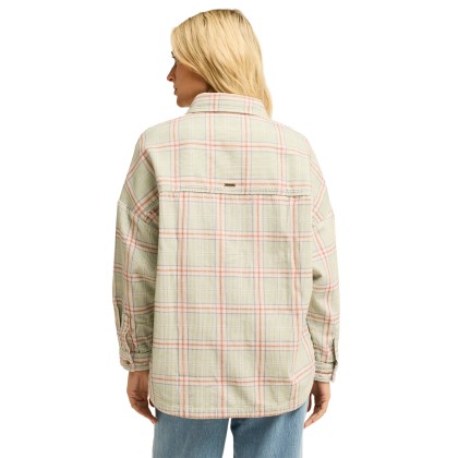 Billabong Camisa Ls Stoked On You Smoke Green Billabong Camisa Ls Stoked On You Smoke Green