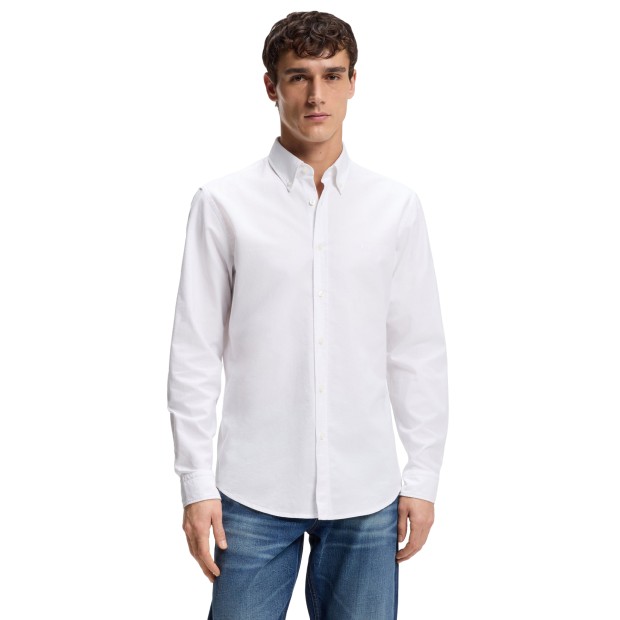 BOSS Camisa Rickert White