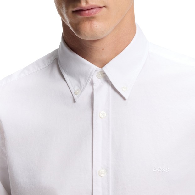 BOSS Camisa Rickert White