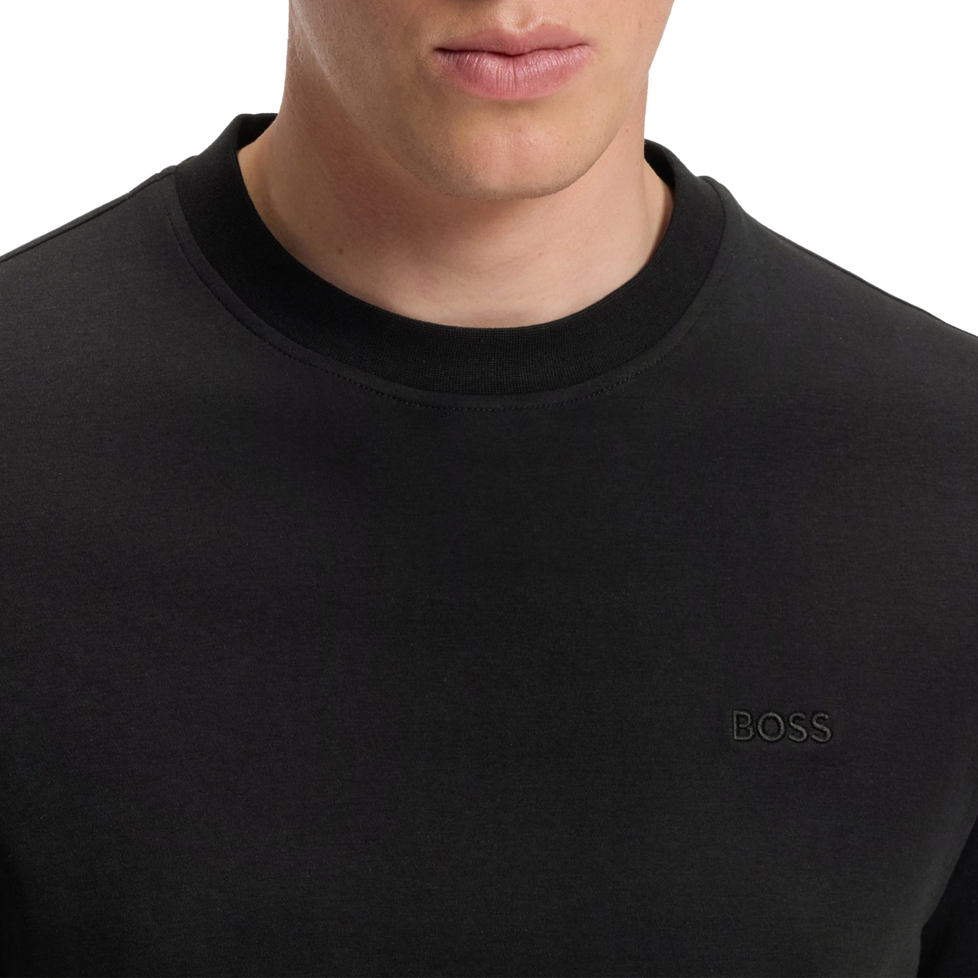 BOSS T-shirt Interlock Black