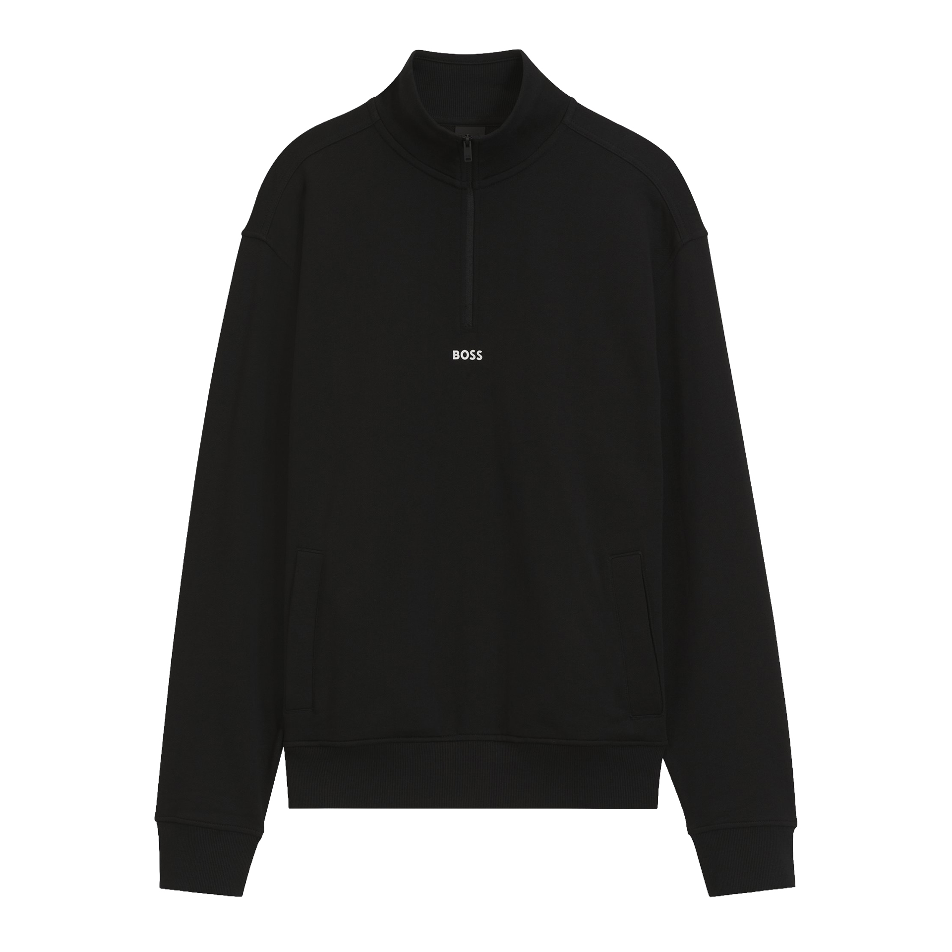 BOSS Sweat Ze Smallzip Black