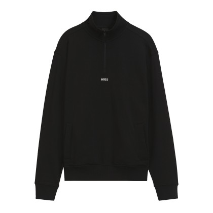 BOSS Sweat Ze Smallzip Black