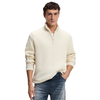 BOSS Camisola Kenter Open White