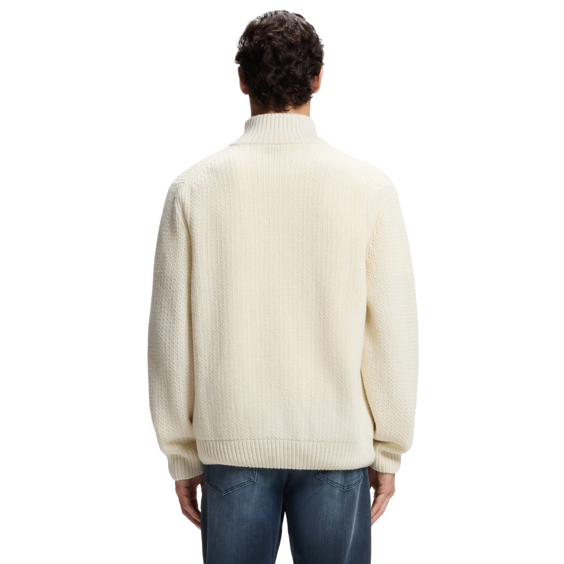 BOSS Camisola Kenter Open White