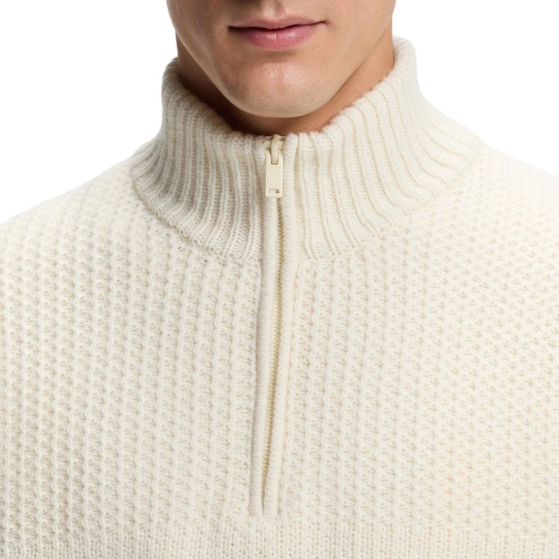 BOSS Camisola Kenter Open White