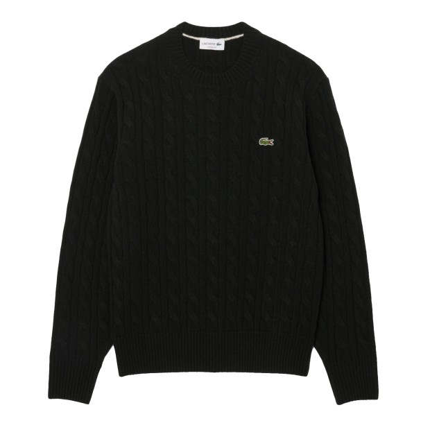 Lacoste Camisola Crewnecks Carded Wool Dark Varech