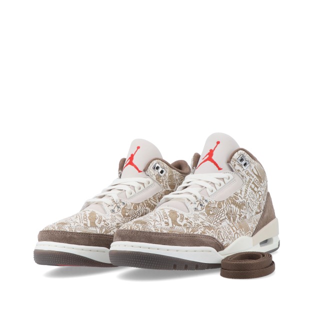 Jordan Air 3 Retro Laser Phantom/university Red-palomino-sail