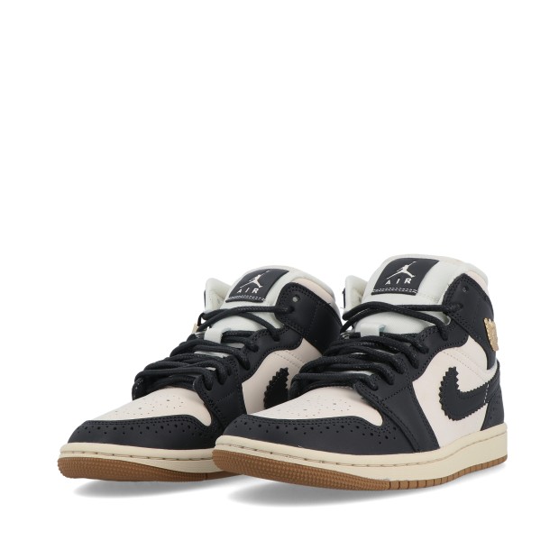 Jordan Air 1 Mid Se Off Noir/chalk-chalk-pearl White