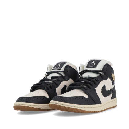 Jordan Air 1 Mid Se Off Noir/chalk-chalk-pearl White