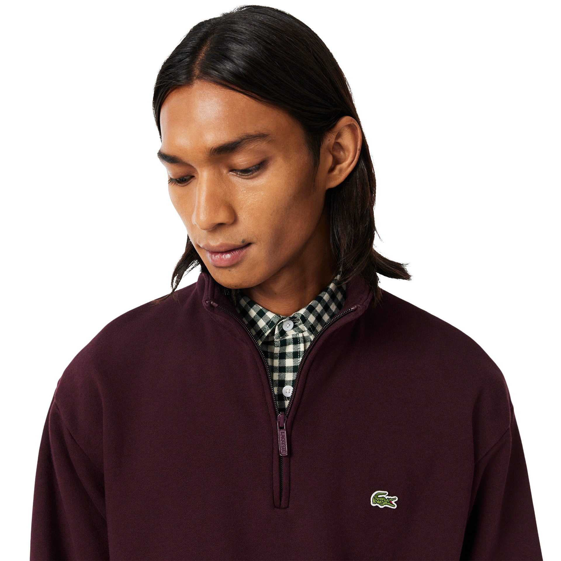 Lacoste Sweat Half-zip Fleece Oxalis