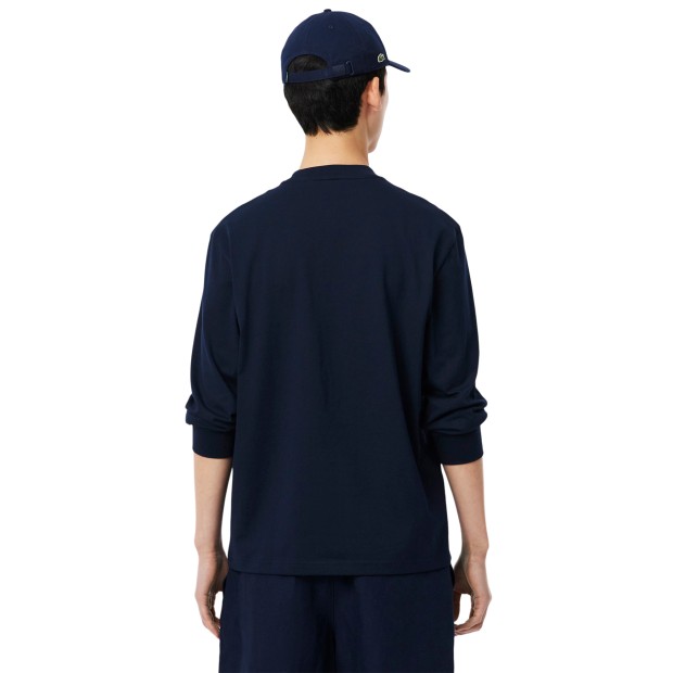 Lacoste Longsleeve Crewneck Navy Blue