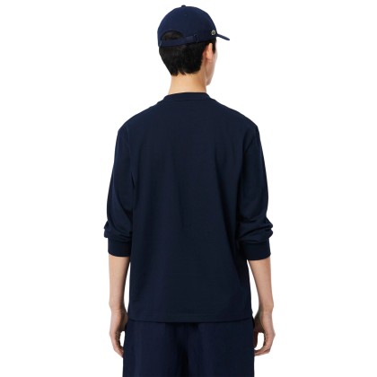 Lacoste Longsleeve Crewneck Navy Blue