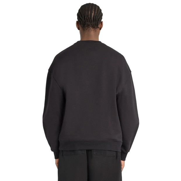 Lyle&Scott Sweat Heavyweight Loopback Crewneck Jet Black